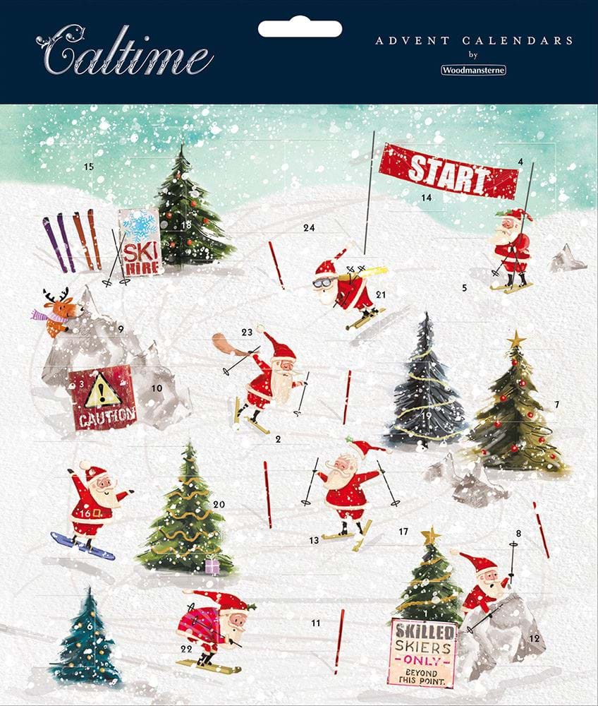 Ski Slopes Advent Calendar
