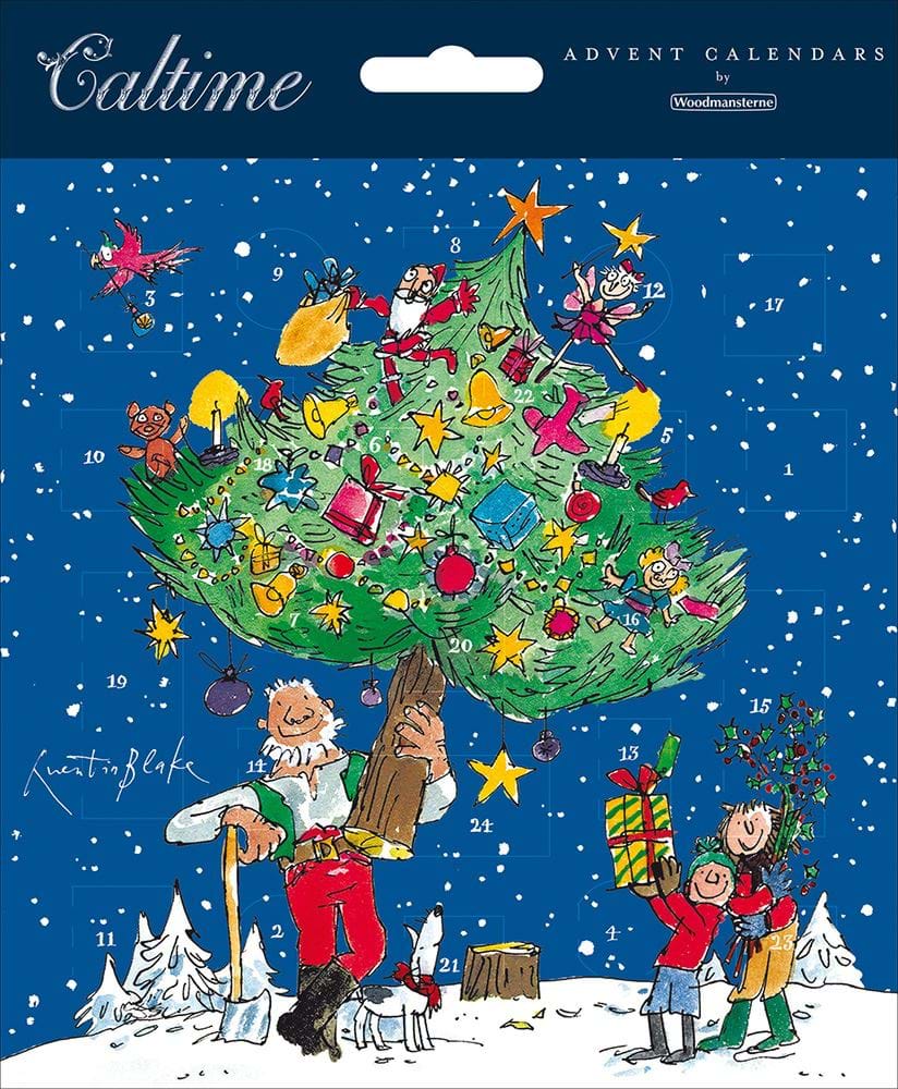 Decorated Tree Christmas Advent Calendar Card