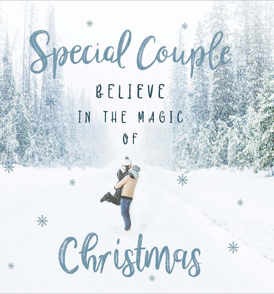 Magic Special Couple Christmas Card