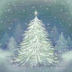 Sparkle Tree Advent Calendar Card