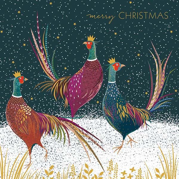 Pheasants Luxury Christmas Card Pack (8)