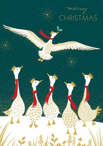 Geese Christmas Card