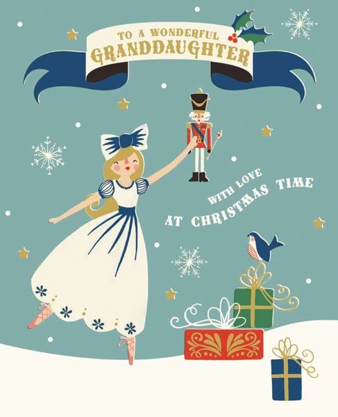 Toys Granddaughter Christmas Card