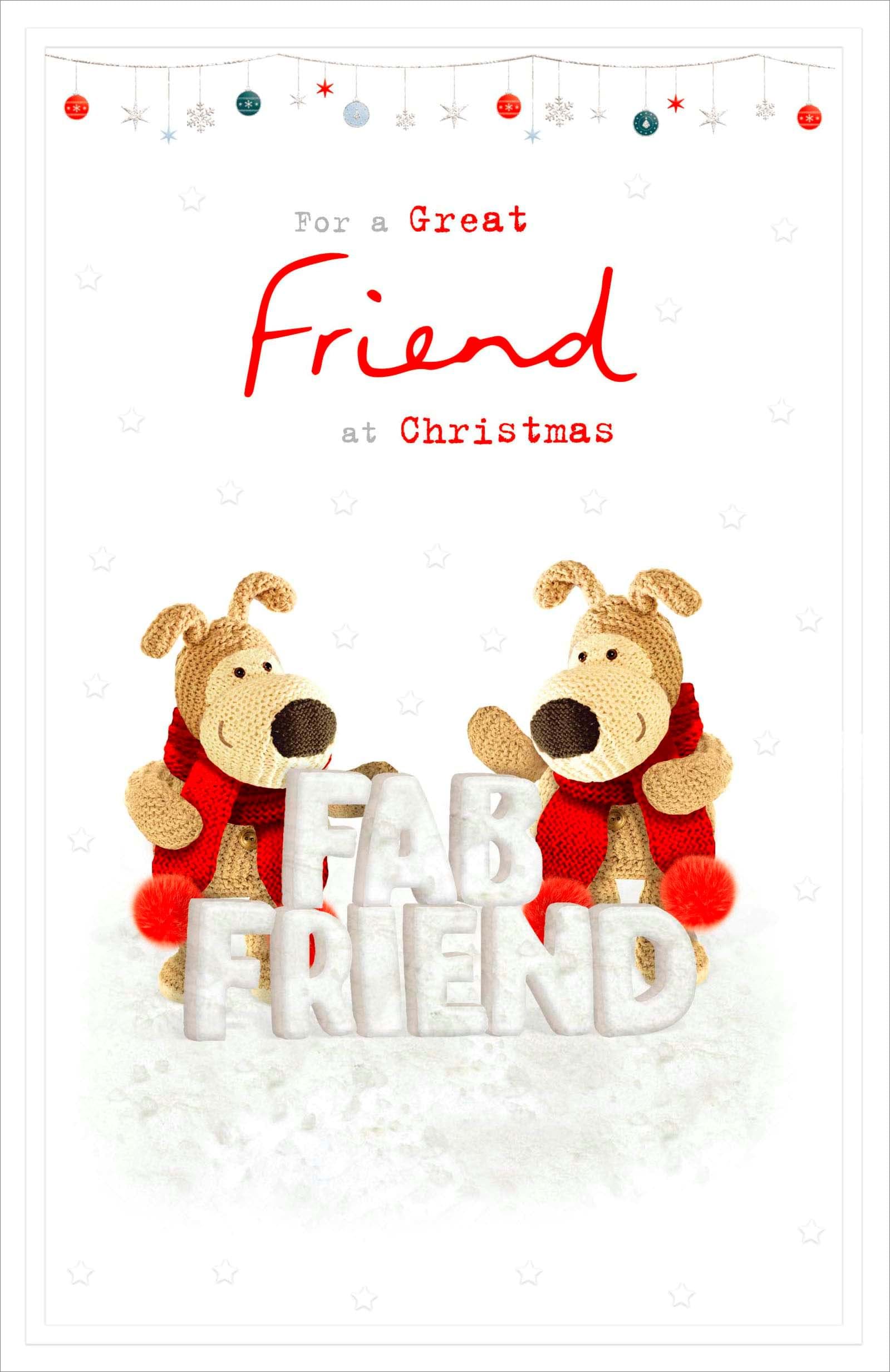 Boofle Friend Christmas Card