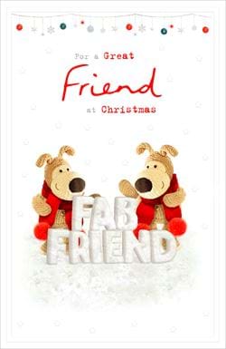 Boofle Friend Christmas Card