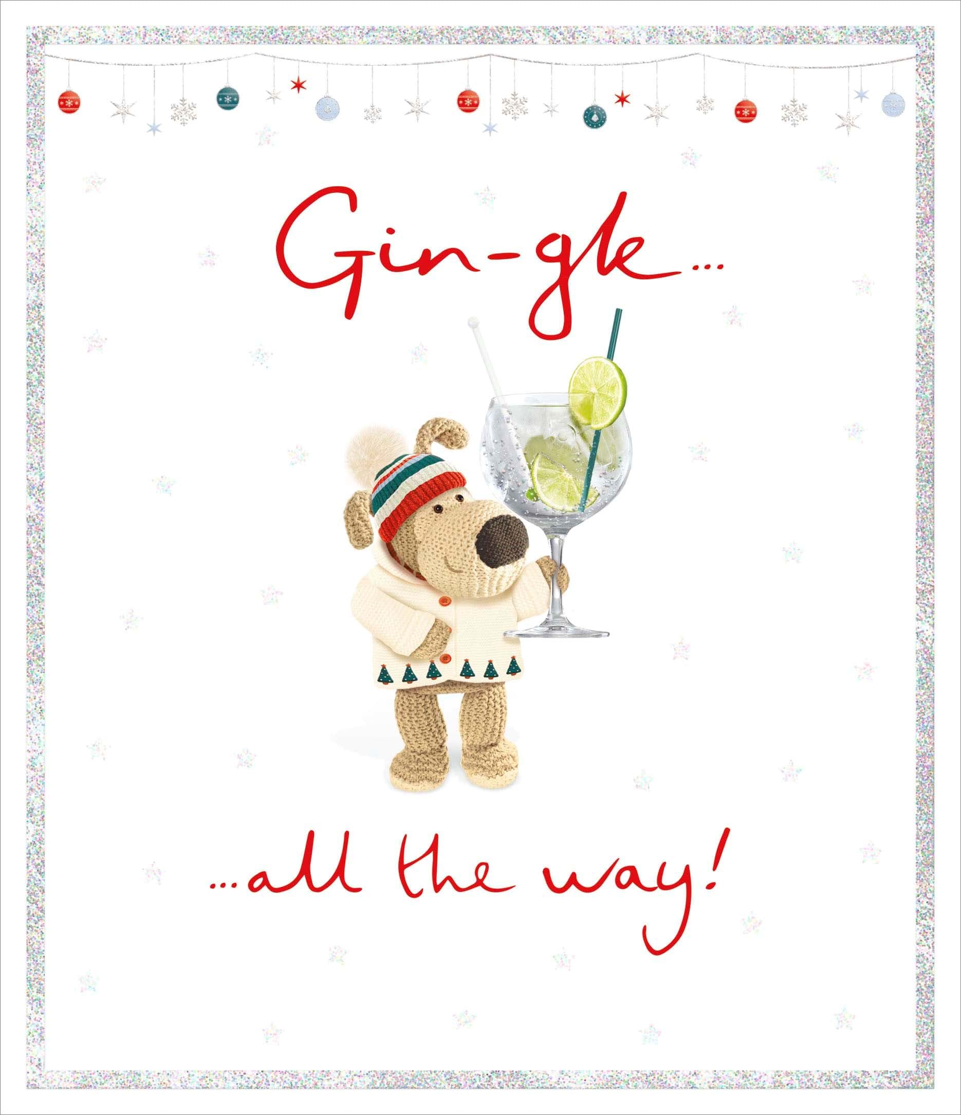 Gin-gle All the Way Christmas Card