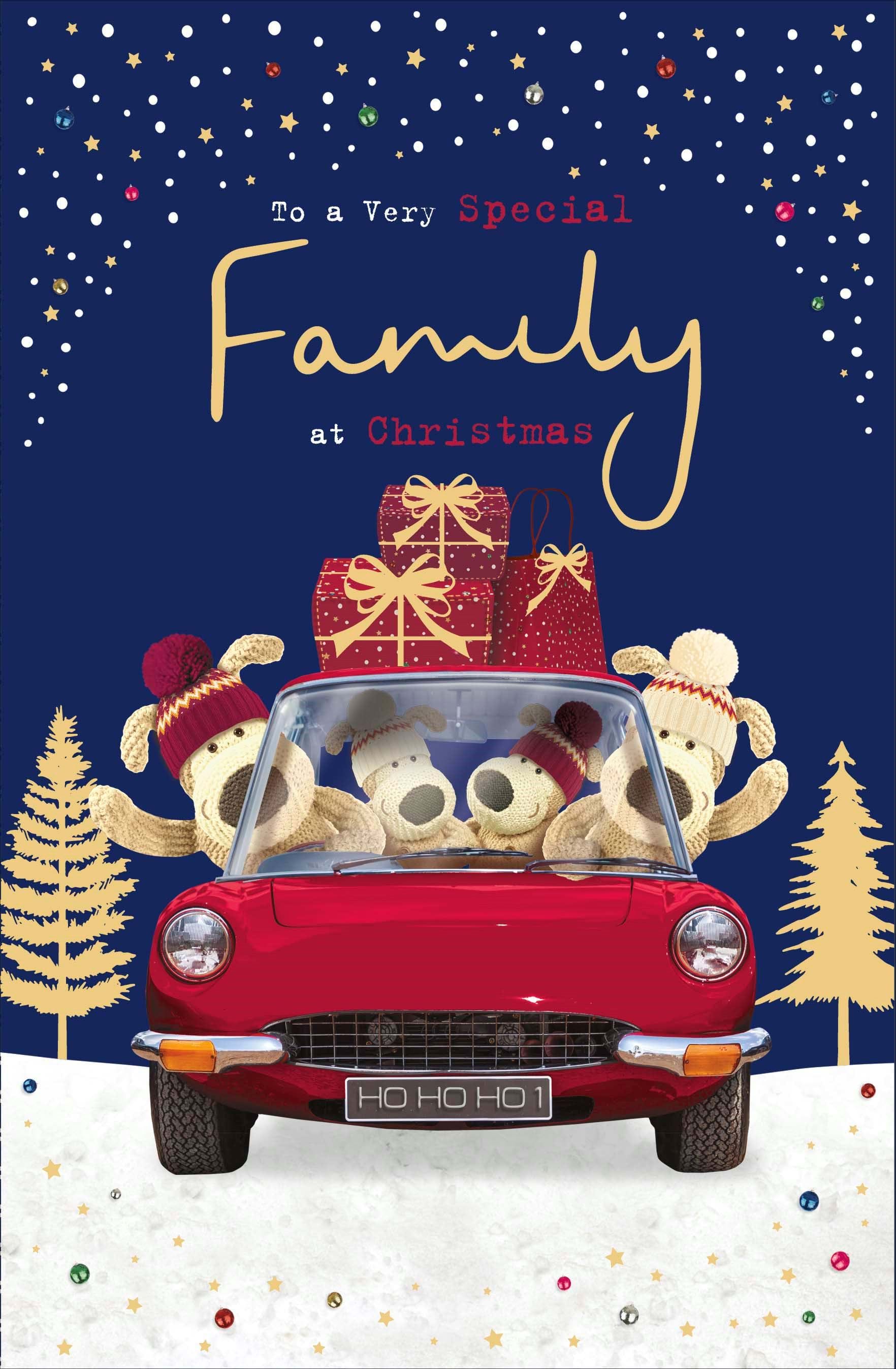 Car Ride Special Family Christmas Card