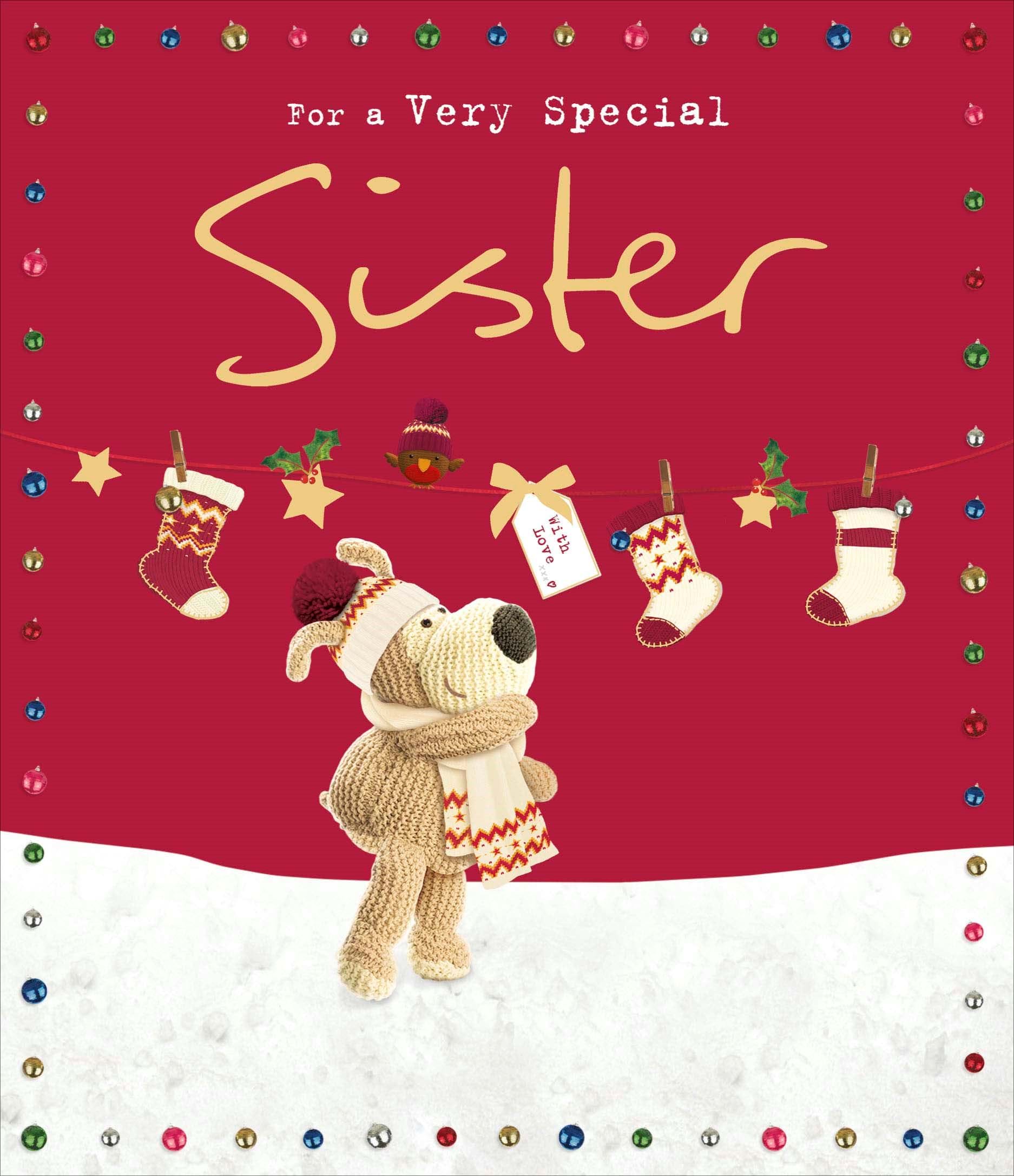 Boofle Sister Christmas Card
