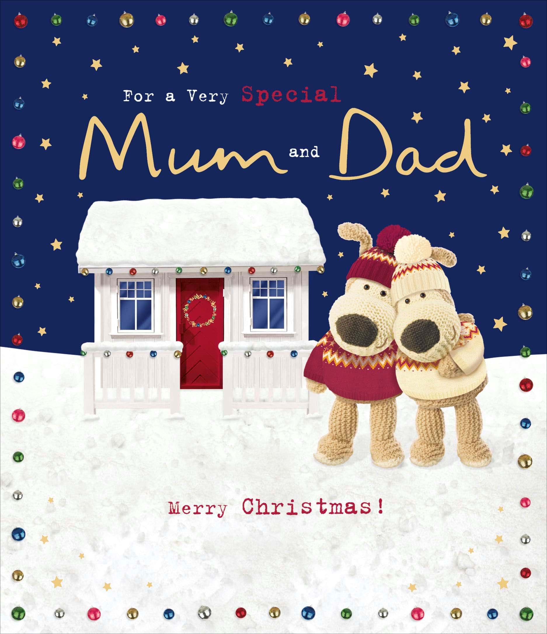 Boofle Mum & Dad Christmas Card