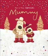 Boofle in the Snow Mummy Christmas Card