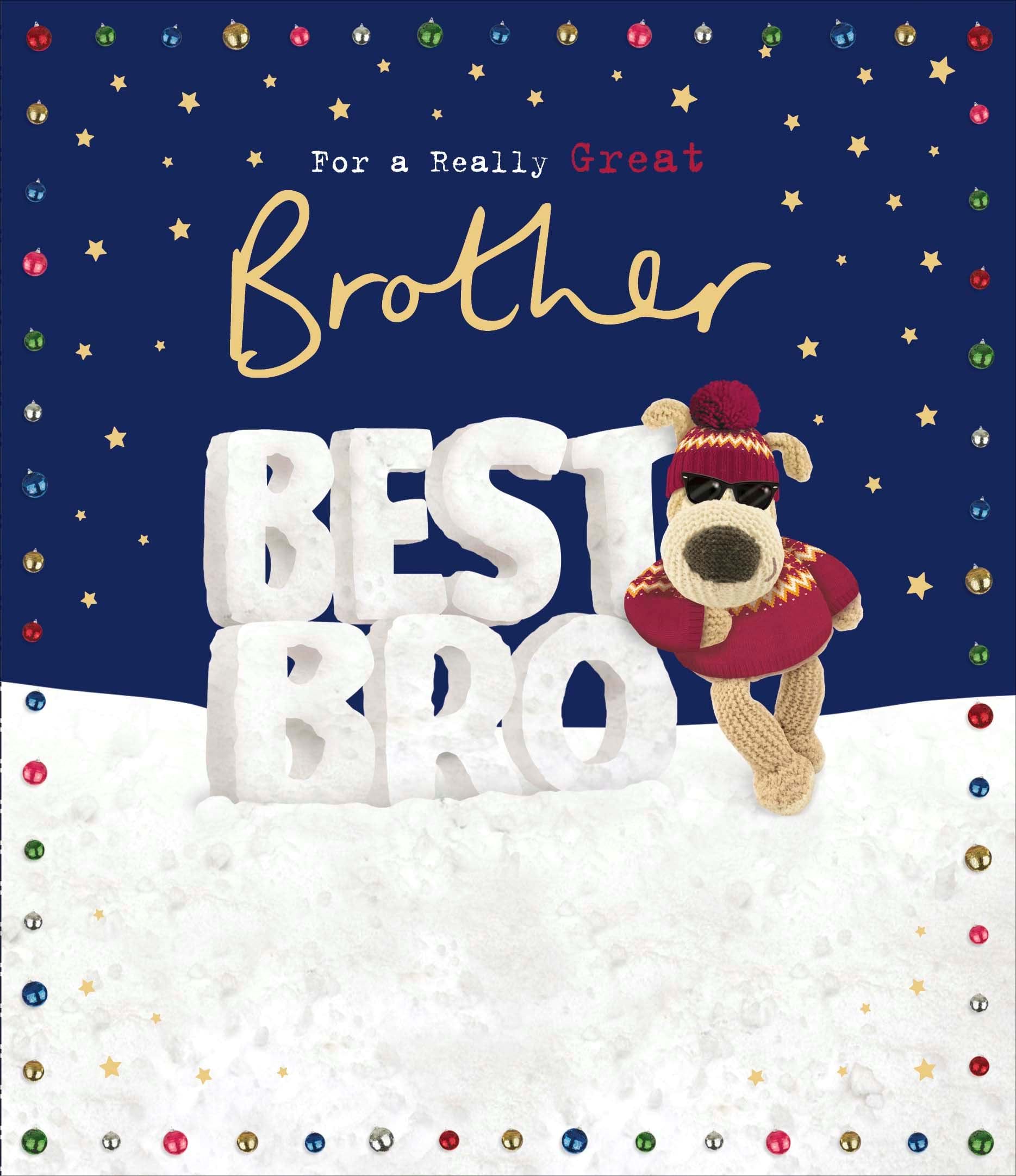 Best Bro Christmas Card