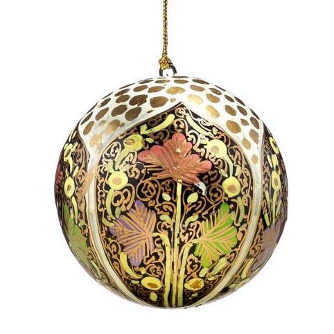 Cream Chinar Temple Handmade Christmas Bauble