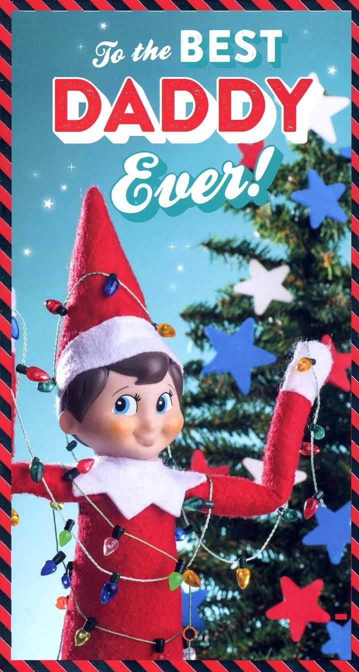 Elf Daddy Christmas Card