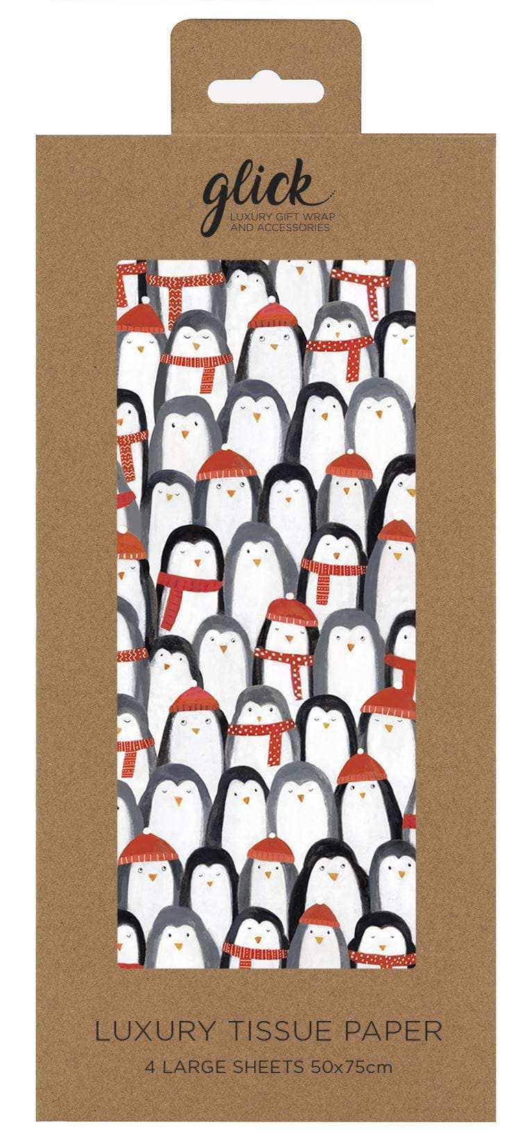 Cute Penguins Christmas Tissue Paper
