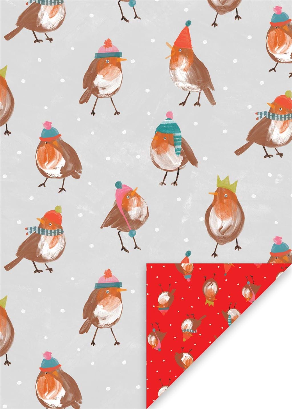 Cosy Robins Christmas Wrapping Paper