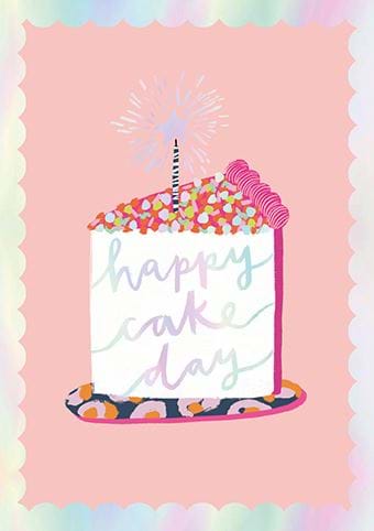 Happy Cake Day Birthday Card