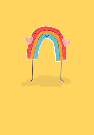 Rainbow Greeting Card