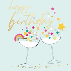 Tutti Frutti Cocktails Birthday Card