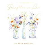 Flower Jars Daughter-in-law Birthday Card