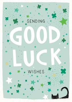 Sending Wishes Good Luck Card