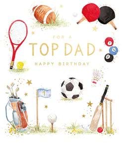 Sports Dad Birthday Card