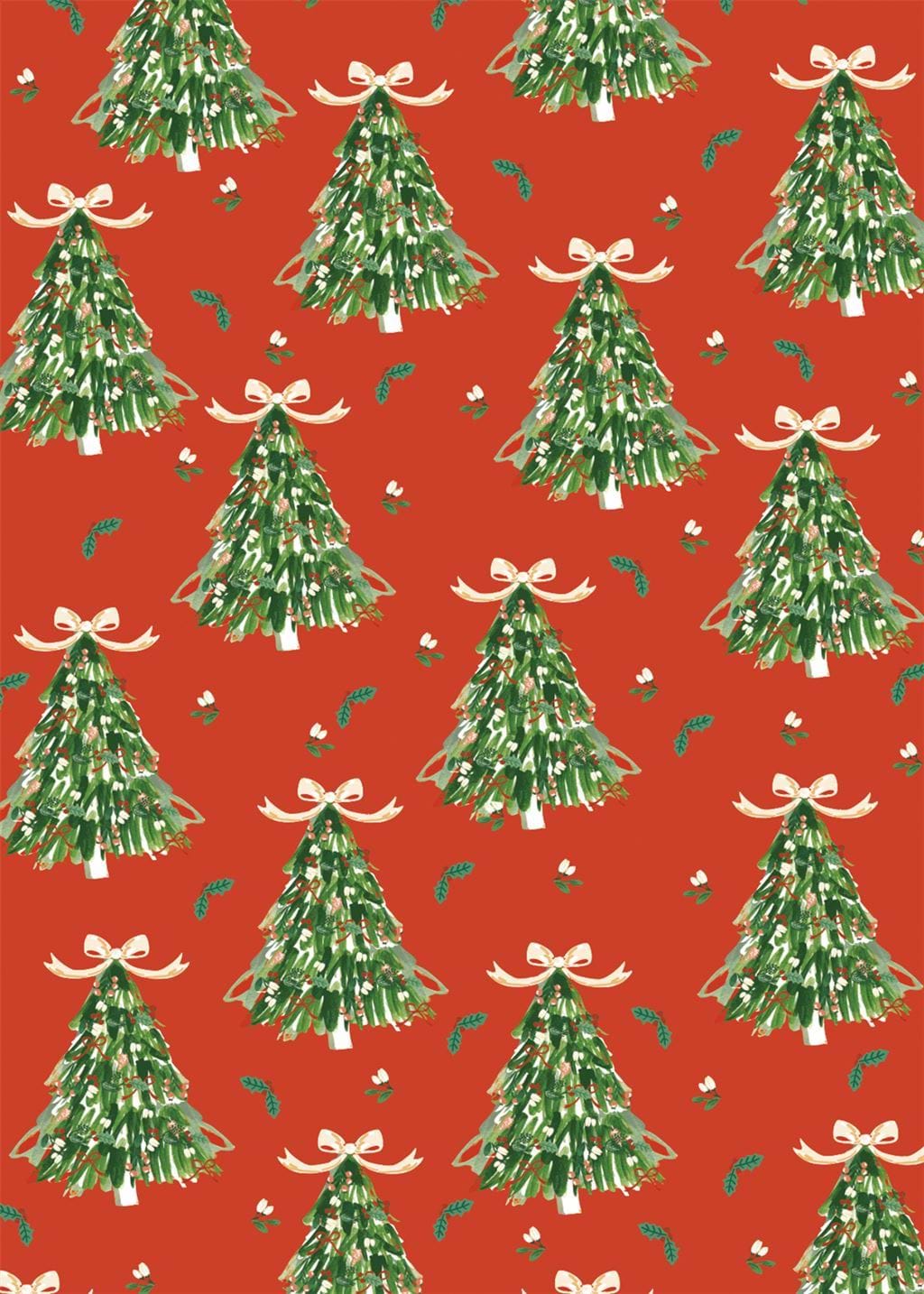 Christmas Tree Wrapping Paper