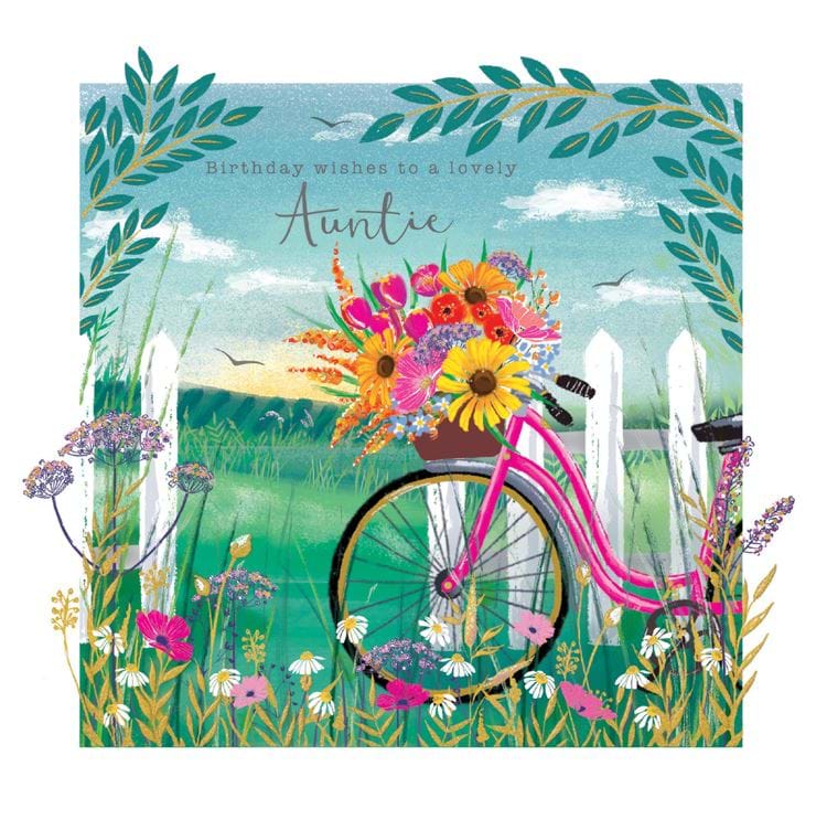 Bike Auntie Birthday Card