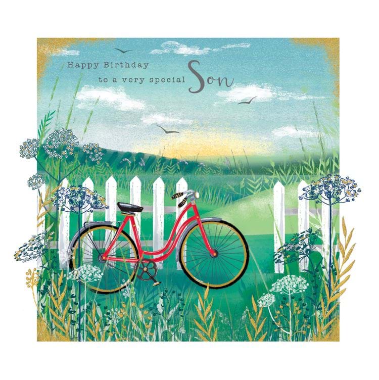 Bicycle Son Birthday Card