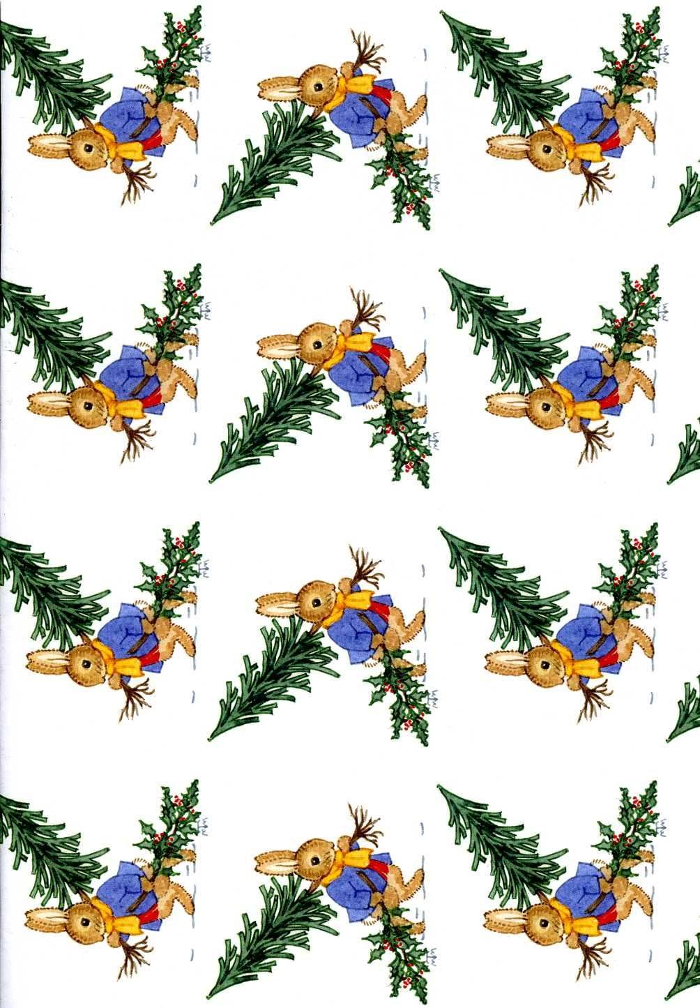 Peter Rabbit Christmas Wrapping Paper