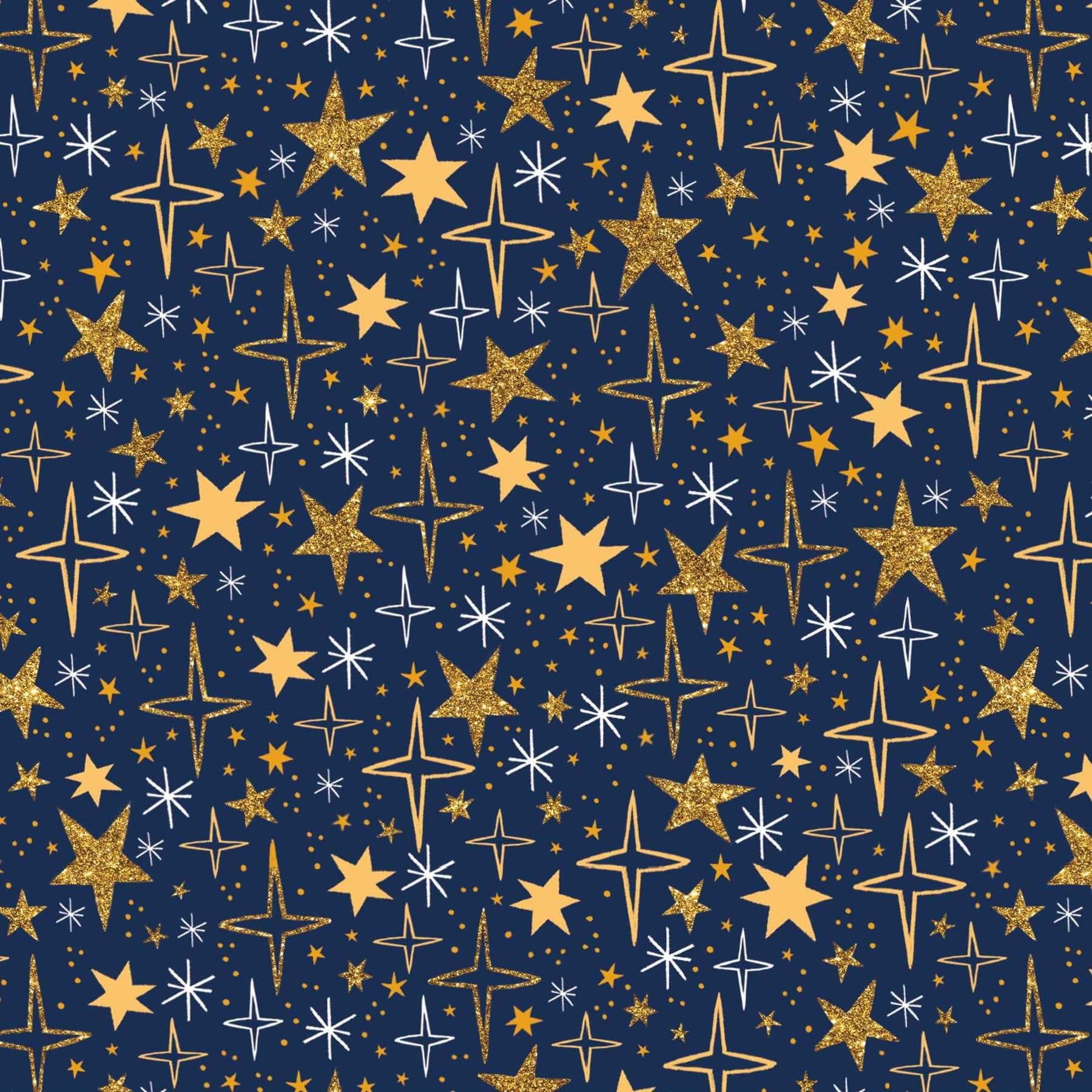 Bright Star Christmas Wrapping Paper