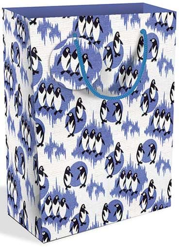 Penguins Medium Christmas Gift Bag