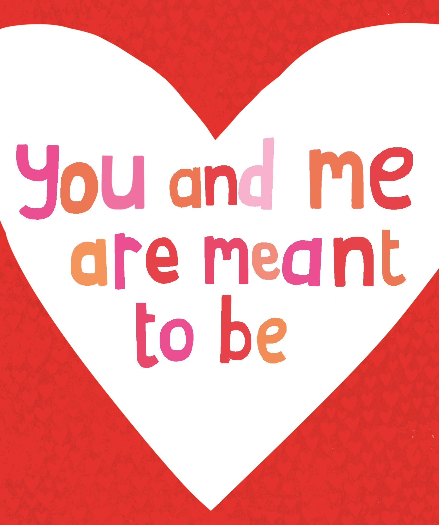 You and Me Valentine's Day Card