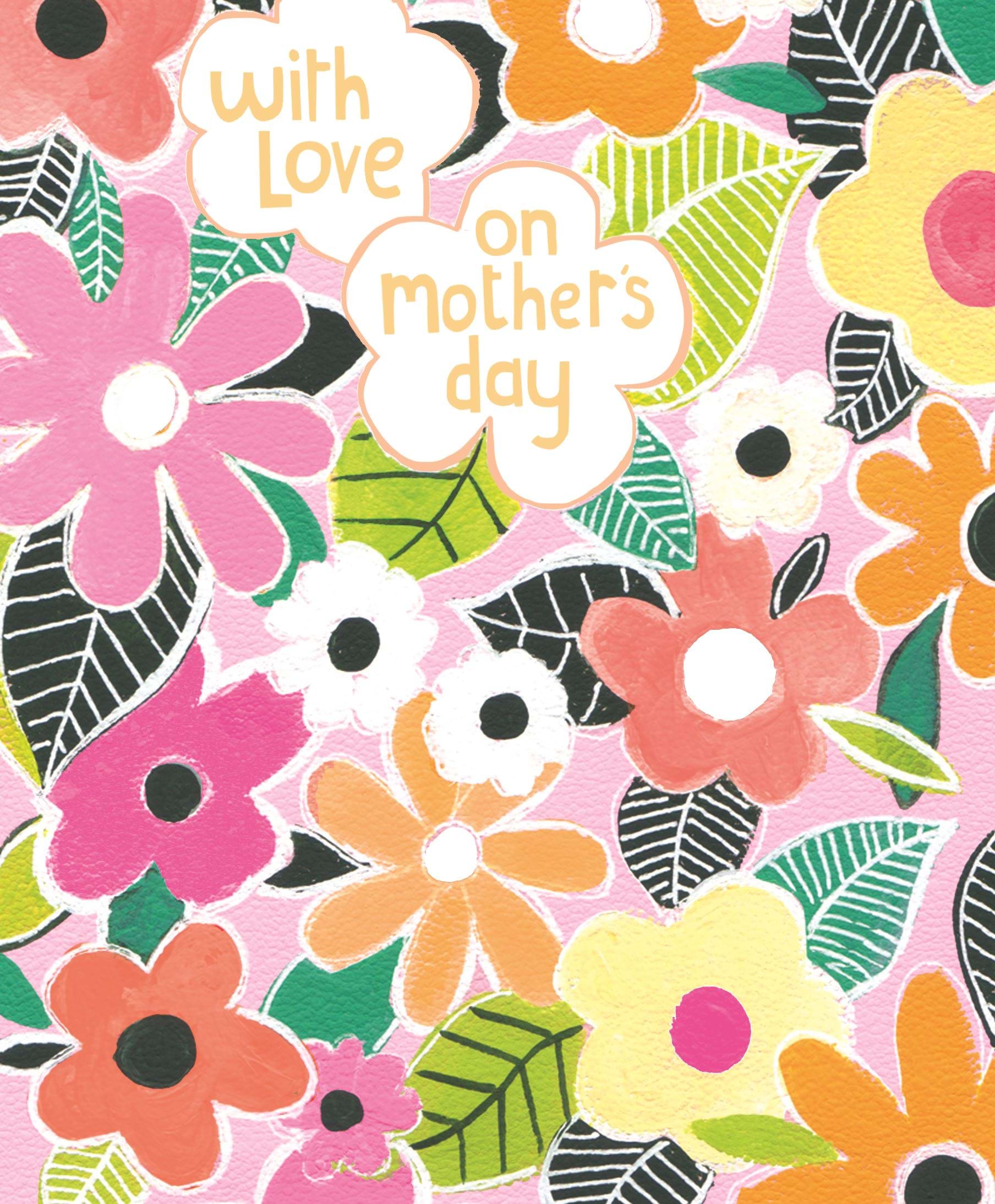 Flower Power Mother's Day Card