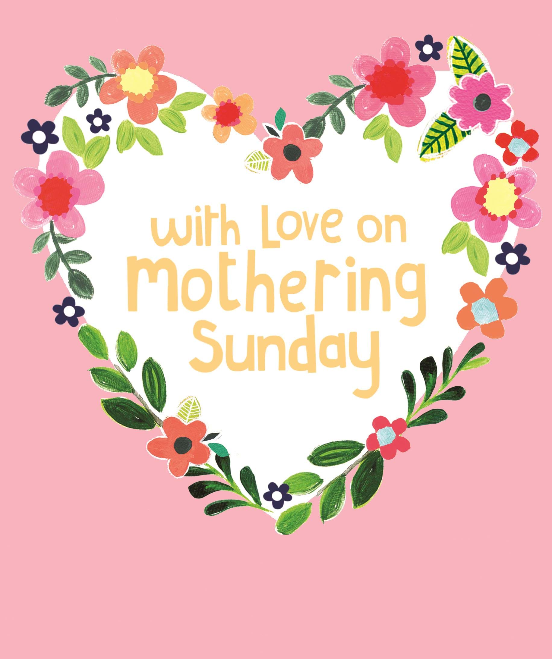 Mothering Sunday Mother's Day Card