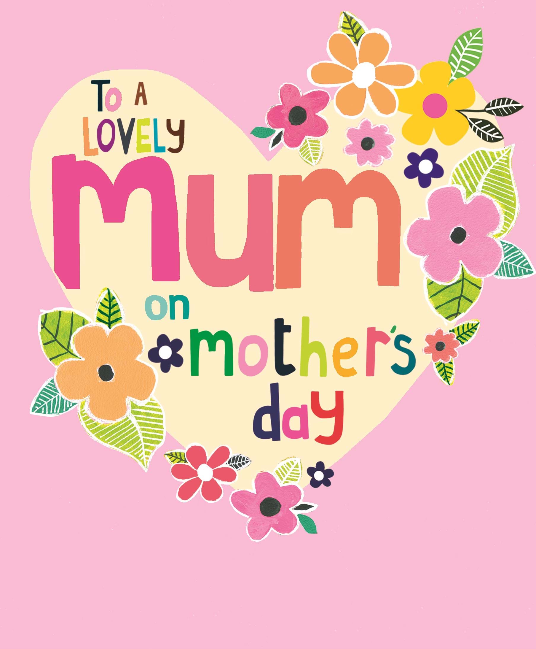 Lovely Mum Mother's Day Card