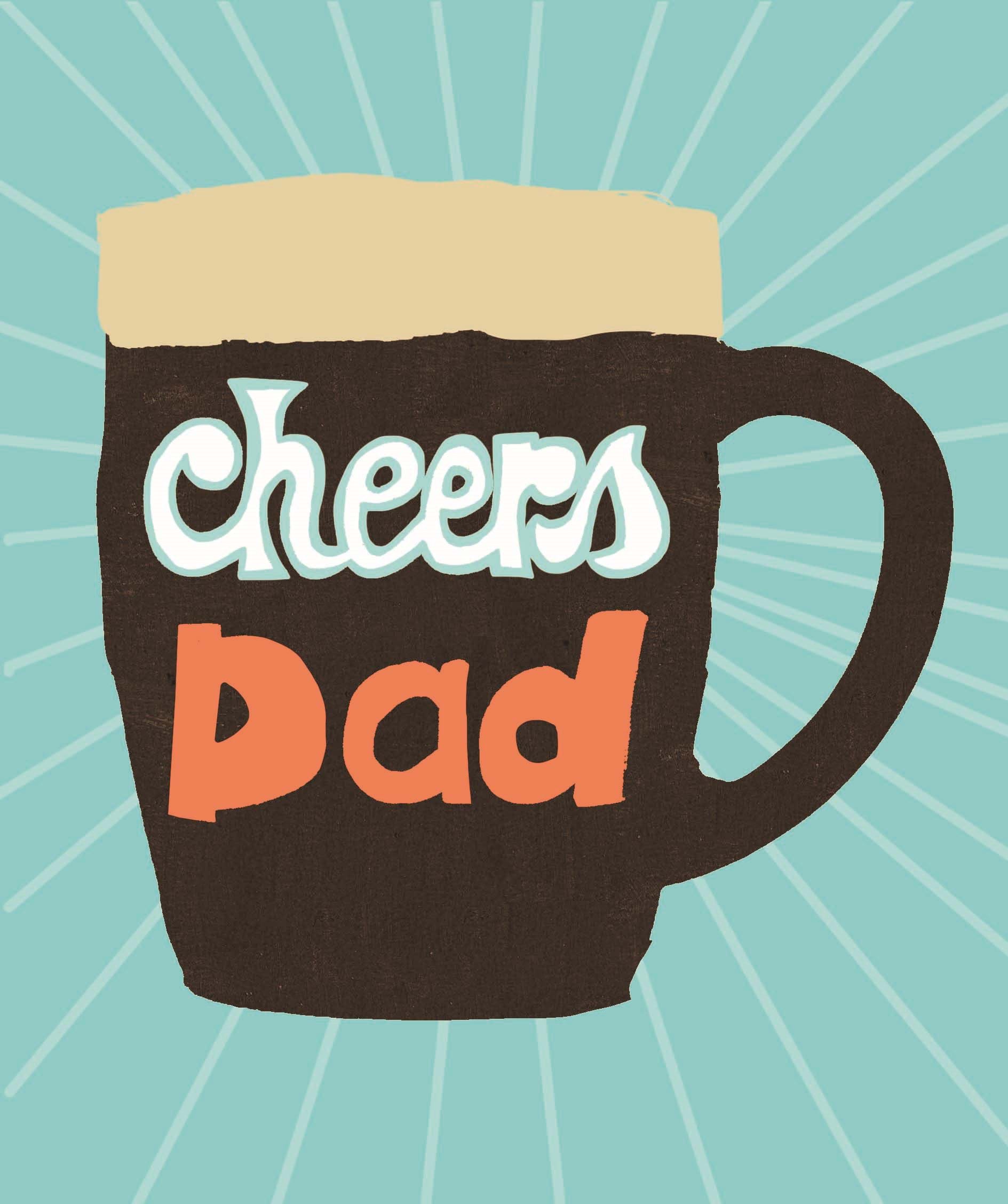 Cheers Father's Day Card