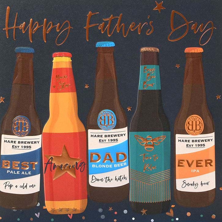Beer and Ale Father's Day Card