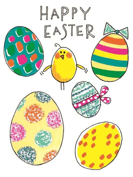 Chick and Eggs Easter Card Pack (10)