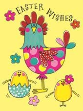 Hen and Chicks Easter Card Pack (10)