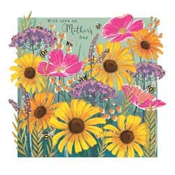 Yellow Flowers Mother's Day Card