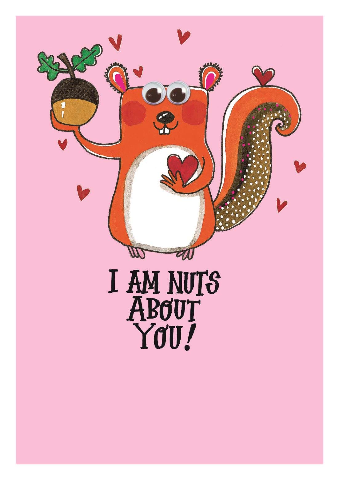 Nuts About You Valentine's Day Card