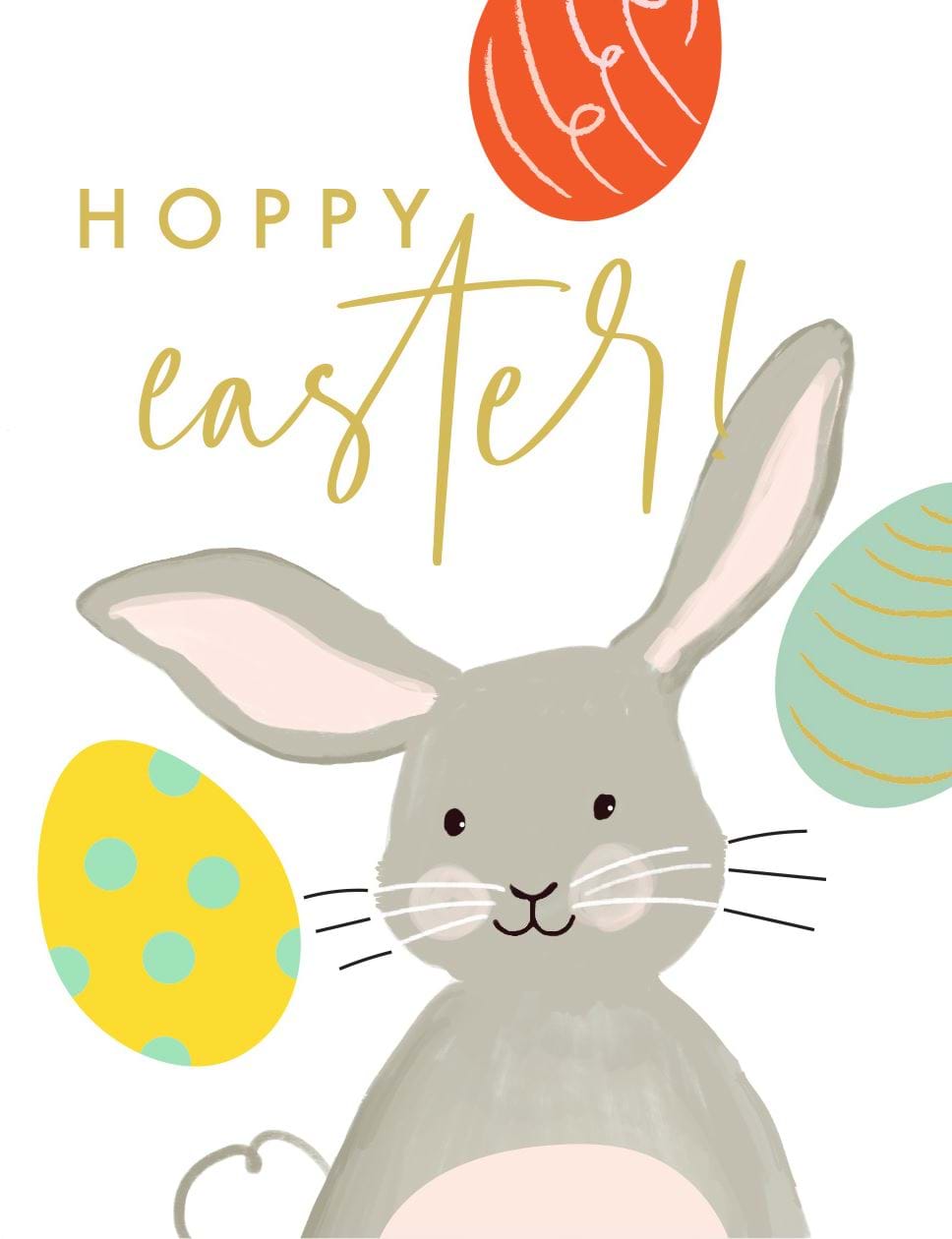 Little Bunny Easter Card