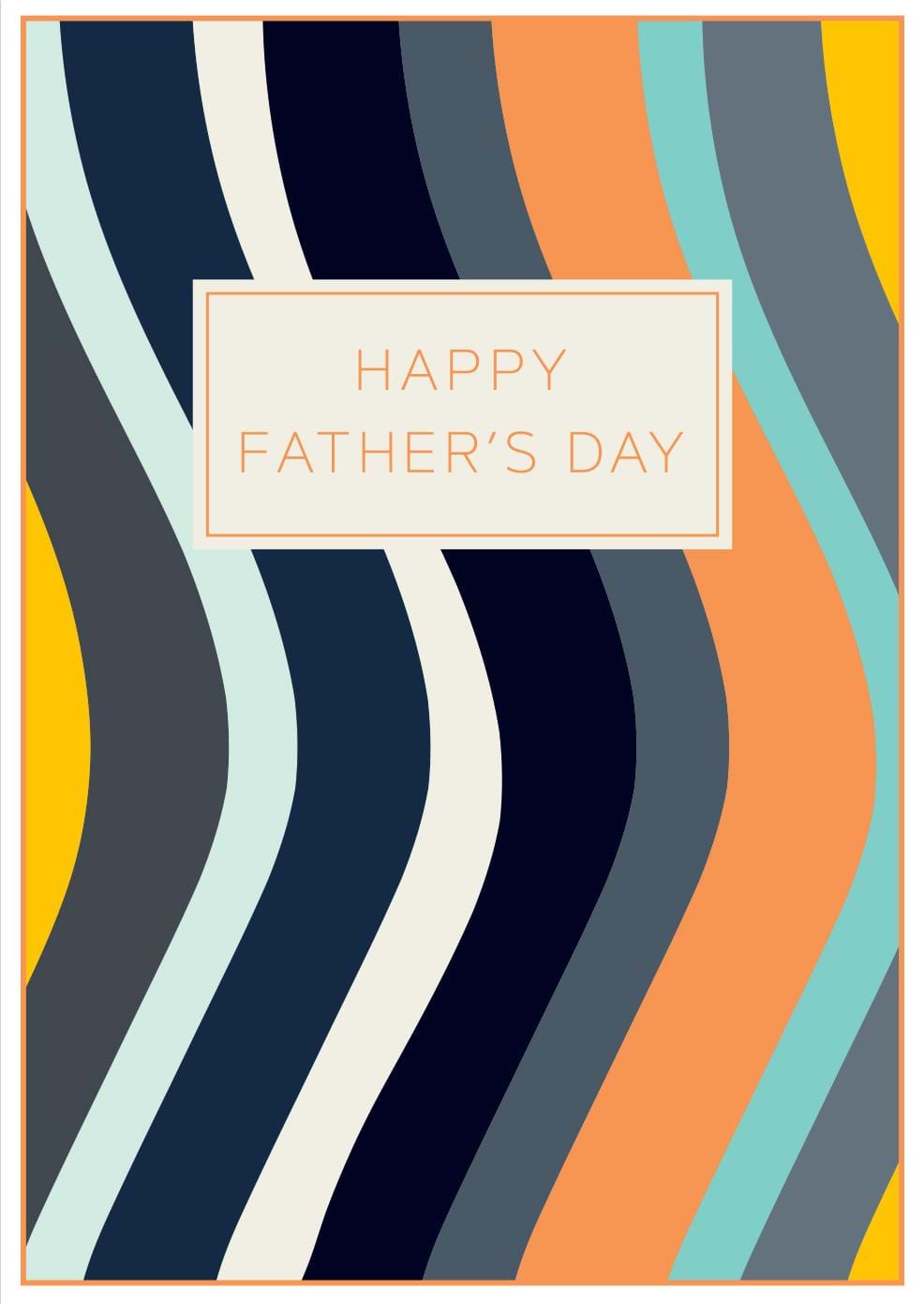 Waves Father's Day Card