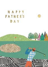 Golfing Father's Day Card
