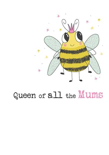 Queen Bee Mother's Day Card
