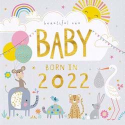 Born in 2022 New Baby Card