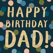 Spots Dad Birthday Card