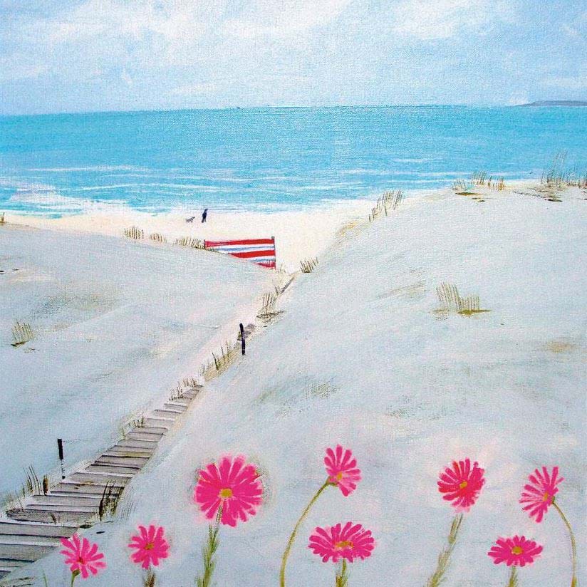 Pink Daisies Greeting Card