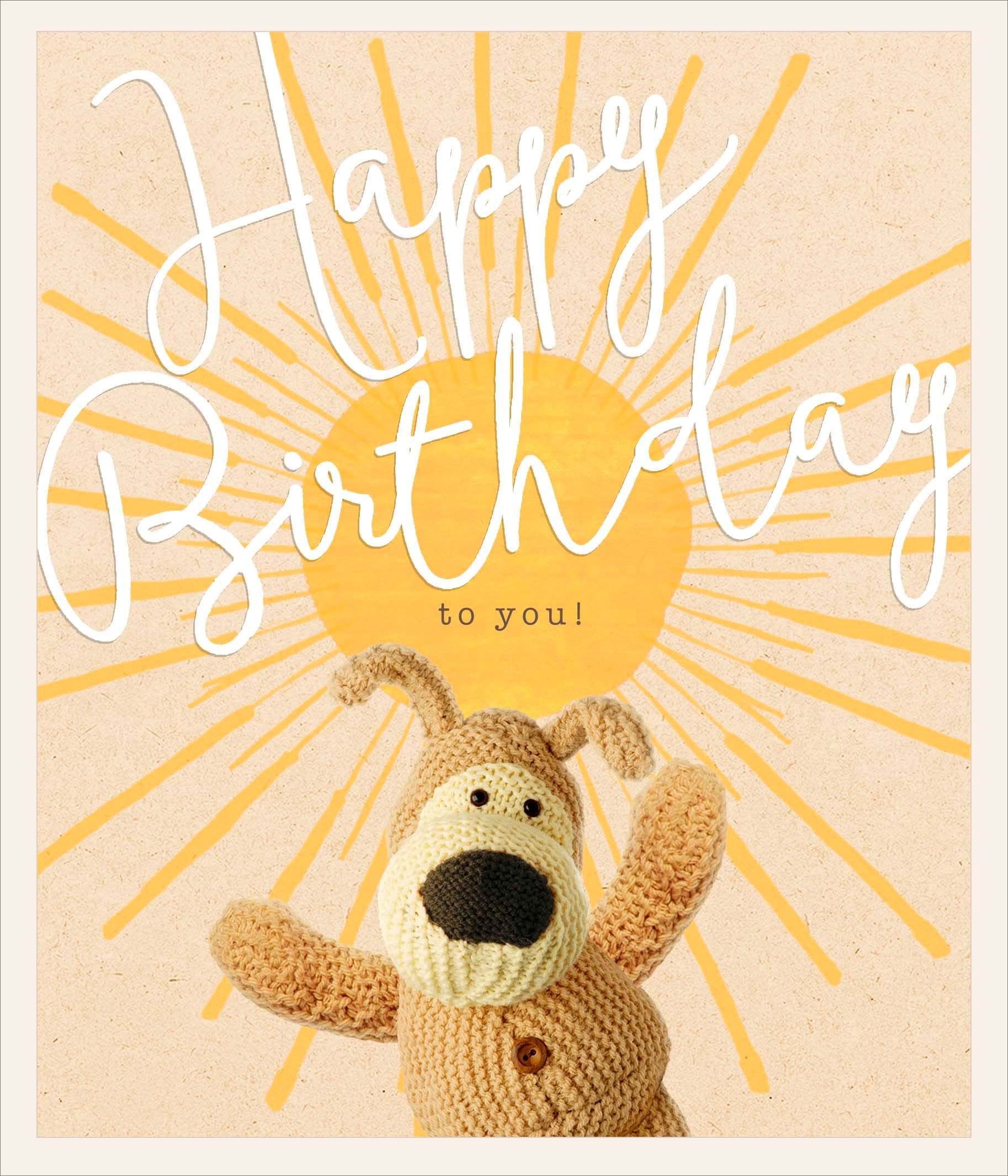 Sunshine Boofle Birthday Card
