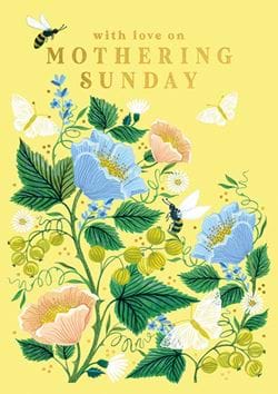 Green Garden Mothering Sunday Card